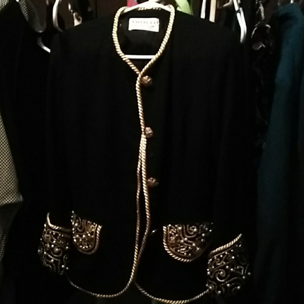 Black and Gold Blazer